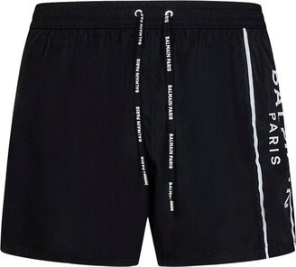 Logo Printed Swim Shorts-AH