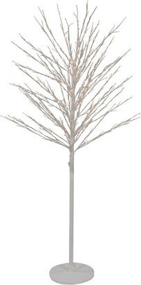 Northlight 5' White LED Lighted Christmas Twig Tree - Warm White Lights