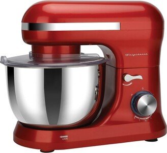 4.75-Qt. 1,200-Watt Retro Stand Mixer (Red)