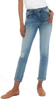 Rachel Ab Fab High Waist Straight Leg Jeans