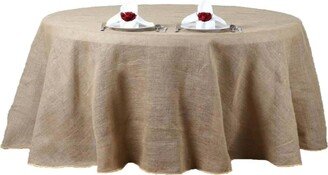 Authentic Burlap Material Natural Round Rustic Tablecloth Jute Linen Table Decoration Various