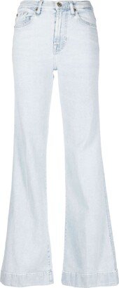 High-Waisted Flared Jeans-AI