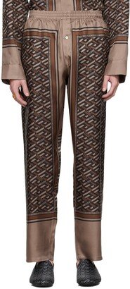 Brown 'La Greca' Pyjama Pants