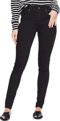 Levi's(r) Womens 721 High Rise Skinny (Soft Black) Women's Jeans