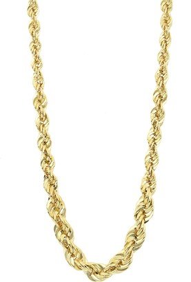 14K Gold Graduating Rope Necklace