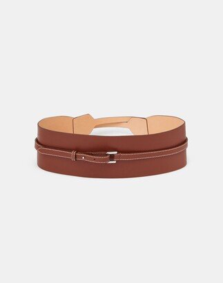 Soft Calfskin Leather Obi Belt