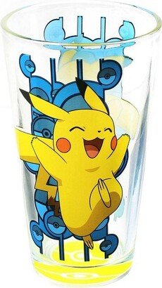 Just Funky Pikachu Pokeball Bottom 16oz Pint Glass