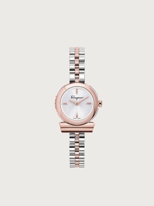 Woman Gancino Watch IP rose gold/steel/white