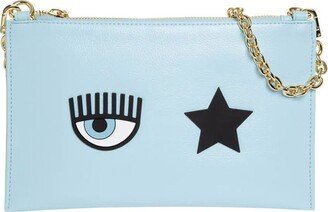 Eye Star Logo Patch Clutch Bag-AA