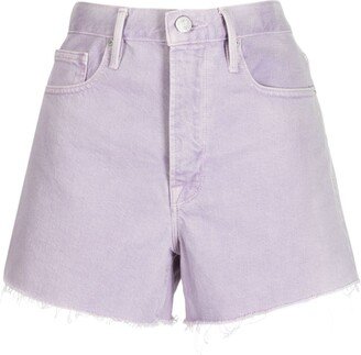 Le Brigette raw-cut denim shorts