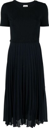 Teli pleated midi dress