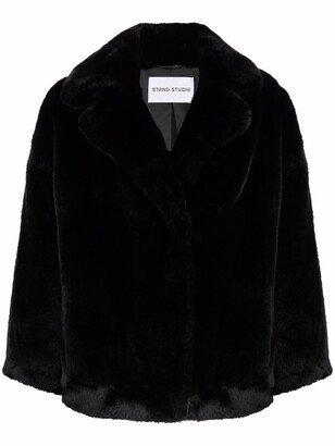 Faux-Fur Oversized Coat