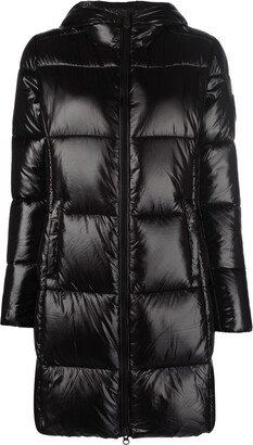 Ines hooded puffer coat