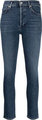 Olivia high-rise slim-fit jeans-AA