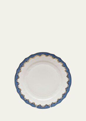 Blue Fish Scale Dinner Plate-AA