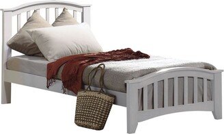 RASOO Transitional Style Twin Bed with No Box Spring Required-AA