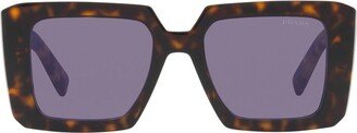 Prada Eyewear Square Frame Sunglasses-AC