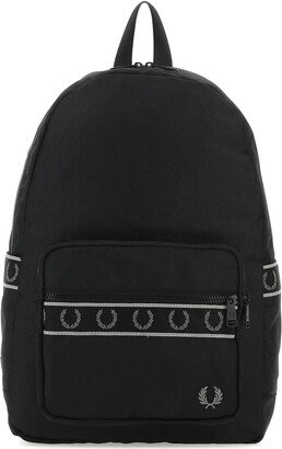 Black Polyester Backpack