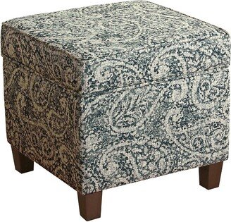 Cole Classics Square Storage Ottoman with Lift Off Top