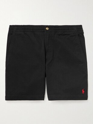 Logo-Embroidered Cotton-Blend Twill Shorts