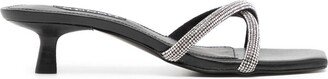 Tatiana I crystal embellished mules