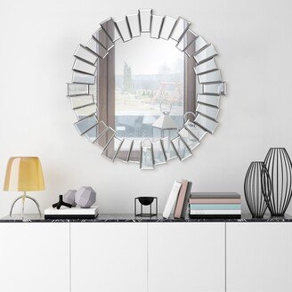 Traverse Modern Round Wall Mirror,Bathroom,Vanity Mirror