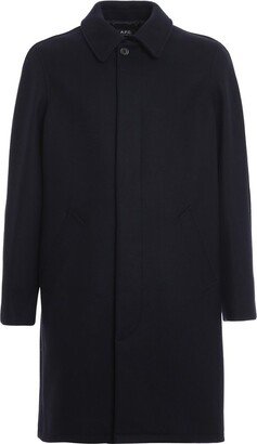 Boxy Single-Breasted Coat-AB