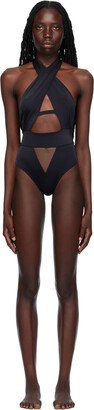 Black Anja One-Piece Swimsuit