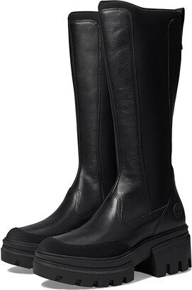 Everleigh Tall Boot (Black Full Grain) Women's Boots