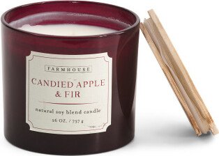 TJMAXX 26Oz Candied Apple And Fir Candle