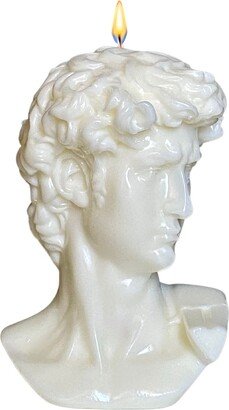 Neos Candlestudio David Bust Candle - White