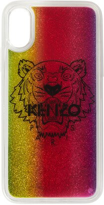 Multicolor Glitter Tiger iPhone X/XS Case