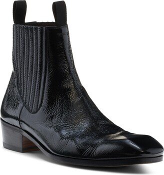 Bailey Crackled Leather Chelsea Boot