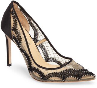 Nadia Scalloped Embroidery Pump