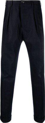 Mid-Rise Tapered-Leg Trousers-AR