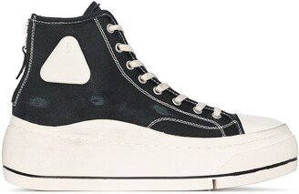 Flatform High-Top Sneakers