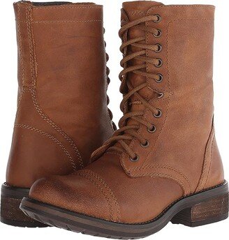 Troopa2.0 Combat Boot (Cognac Leather) Women's Shoes