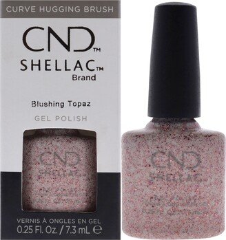 Shellac Nail Color - Blushing Topaz by for Women - 0.25 oz Nail Polish