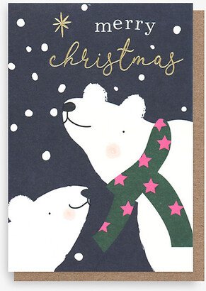 Selfridges Edit Merry Christmas Polar Bear Cards Pack of ten