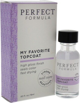 My Favorite Topcoat by Perfect Formula for Women - 0.6 oz Nail Treatment