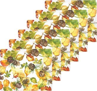 Fall Leaves Hardboard Placemat, Set of 6