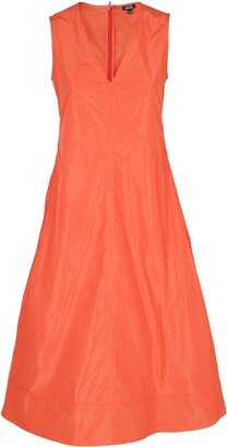 V-Neck Sleeveless A-Line Dress