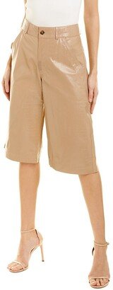 Deniz Leather Bermuda Short-AA