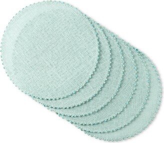 Woven Water Resistant Lindos Placemat 6-Pack Set, 15