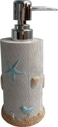 Sweet Home Collections Sweet Home Collection - Ocean Star Bath Accessory Collection, Lotion Pump/Soap Dispenser