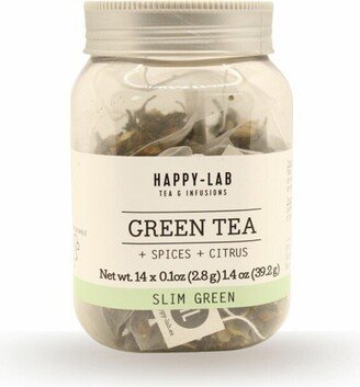 Green Tea + Spices Citrus Happy Lab 14 Und | Té Verde Con Especias Y Cítricos