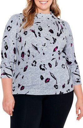 Petal Toss Funnel neck Sweater