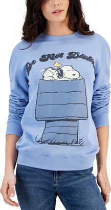 Love Tribe Juniors' Snoopy House Print Sweatshirt