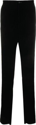 Tapered Slim-Fit Velvet Trousers