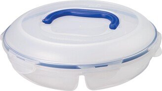 Lock n Lock Easy Essentials Specialty Divided 77-Oz. Snack Container